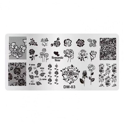 Könnyű, praktikus dekoratív deformációgátló barkács körömsablon Tartós körömdíszítő sablon, kényelmesen használható szalonban