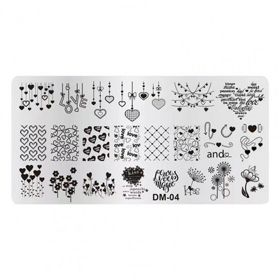 Könnyű, praktikus dekoratív deformációgátló barkács körömsablon Tartós körömdíszítő sablon, kényelmesen használható szalonban