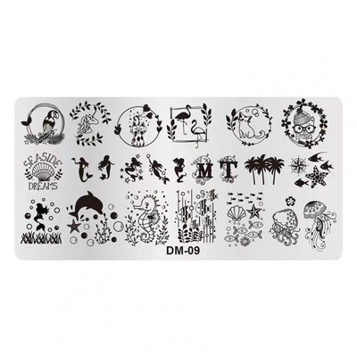 Könnyű, praktikus dekoratív deformációgátló barkács körömsablon Tartós körömdíszítő sablon, kényelmesen használható szalonban