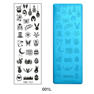 Körömdíszítő sablonok Bélyegzőlemez Design Virág Pillangó Körömbélyegzősablonok Levél virágos Nyomtatás Stencillemezek Kép manikűr