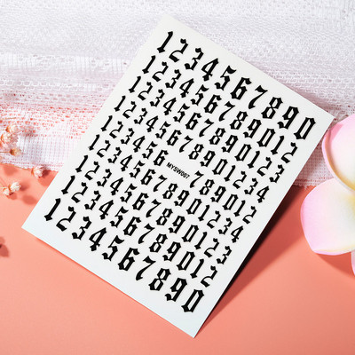 1 τεμ. Αυτοκόλλητο Kawaii Rabbit Nail Art Κορεάτικο αυτοκόλλητο αυτοκόλλητο καρτούν με αυτοκόλλητα αυτοκόλλητα κινούμενα σχέδια Απλές πινελιές συρόμενες διακοσμήσεις για μανικιούρ Ανταλλακτικά GDK#025