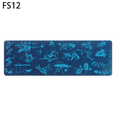 Művészi sablon Tigris Leopard Manikűr Virág Geometria Körömlakk sablon Állatnyomtatás Kígyó köröm bélyegző lemezek