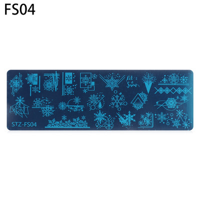 Művészi sablon Tigris Leopard Manikűr Virág Geometria Körömlakk sablon Állatnyomtatás Kígyó köröm bélyegző lemezek