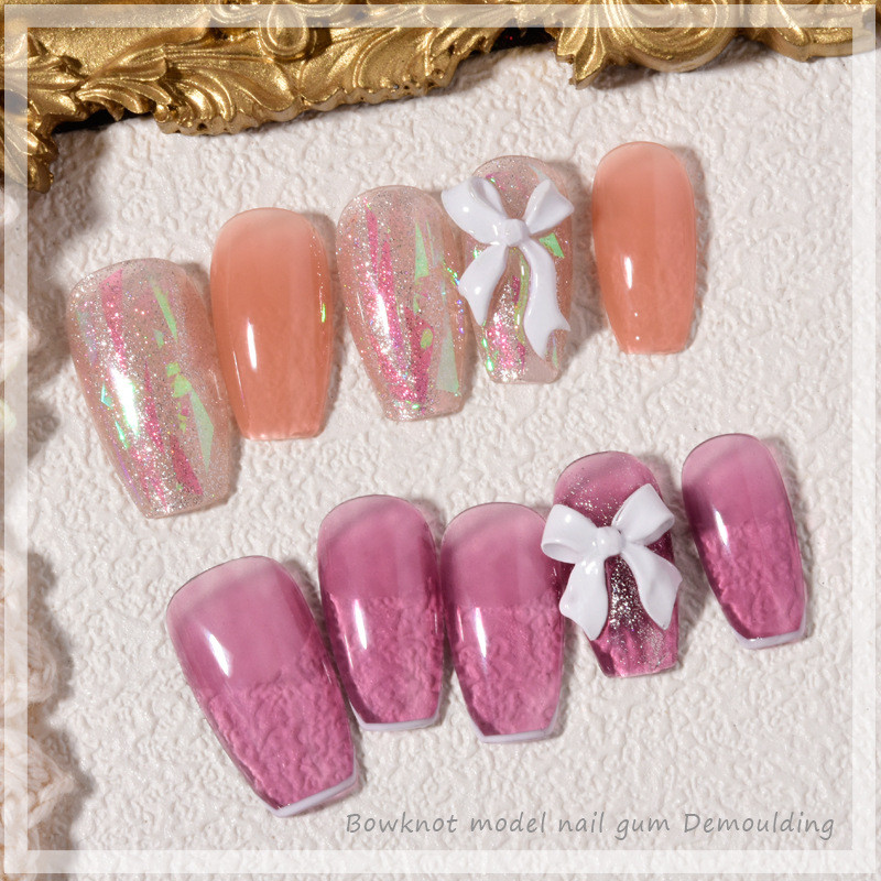 1db Puha szilikon körömfaragó forma 3D szép masniforma bélyegző lemez köröm sablonok japán stílusú barkácsolás UV gél manikűr design