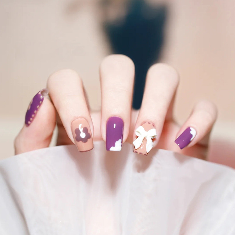 1db Puha szilikon körömfaragó forma 3D szép masniforma bélyegző lemez köröm sablonok japán stílusú barkácsolás UV gél manikűr design