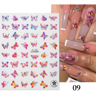 Nyári trópusi tengerparti kókuszfa papucs 3D köröm matrica levelek kagyló transzfer matricák csúszka díszítő manikűr