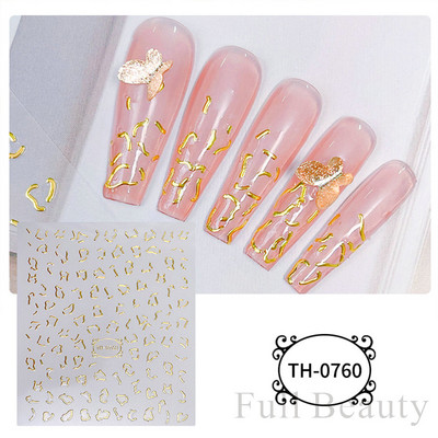Lenyűgöző márványozott virágzó design körömmatrica akvarell tinta geometriai 3D csúszkák vonal pillangó betű téli dekor NFSTZ-CS201