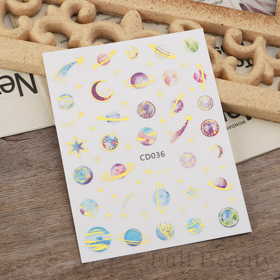 Lenyűgöző márványozott virágzó design körömmatrica akvarell tinta geometriai 3D csúszkák vonal pillangó betű téli dekor NFSTZ-CS201