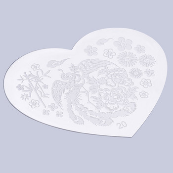 Heart Shape Nail Art Printing Plate Плочи за щамповане на изображения Шаблон за маникюр създайте красив дизайн на ноктите Популярна разпродажба в целия свят