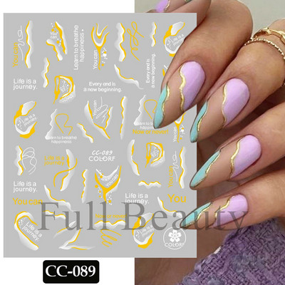 Aranyos kis dinoszaurusz 3D köröm matrica anime karakter öntapadó köröm csúszkák szív hamburger rajzfilm matricák dekoráció NFSTZ-SJ034