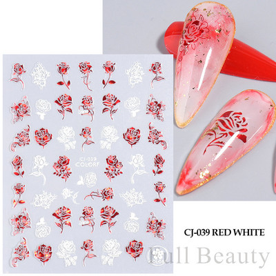 Σειρά για την Ημέρα του Αγίου Βαλεντίνου Αυτοκόλλητα Nail Art Love Heart Balloon Cartoon 3D Slider Decal Αξεσουάρ νυχιών DIY Μανικιούρ NFCA-757