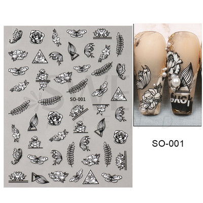 3D lézeres ezüst körömmatrica fémes pillangó csillag Hold egyszarvú holografikus színátmenetes manikűr DIY köröm kiegészítők BESO