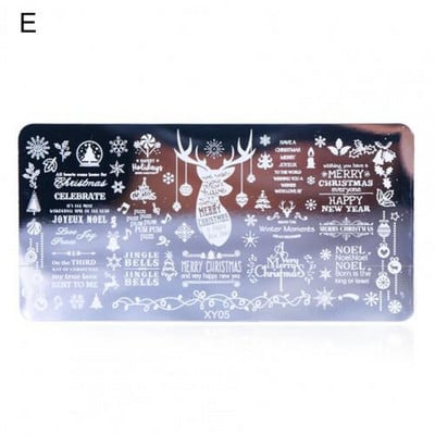 Kiváló minőségű mini átlátszó gravírozott barkács manikűr sablon körömlemez lányoknak körömlemezek körömbélyegző lemezek