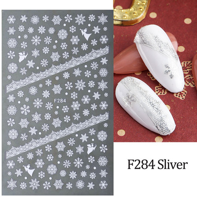 Virágzó csíkok vonalak 3D matricák körmökhöz Arany bronzosító geometria absztrakt arcragasztó fóliák csúszkák dekoráció NFSTZ-SJ018