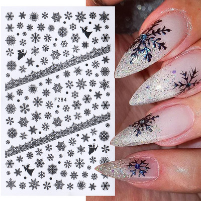 Virágzó csíkok vonalak 3D matricák körmökhöz Arany bronzosító geometria absztrakt arcragasztó fóliák csúszkák dekoráció NFSTZ-SJ018