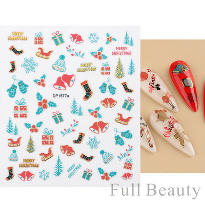 Virágzó csíkok vonalak 3D matricák körmökhöz Arany bronzosító geometria absztrakt arcragasztó fóliák csúszkák dekoráció NFSTZ-SJ018