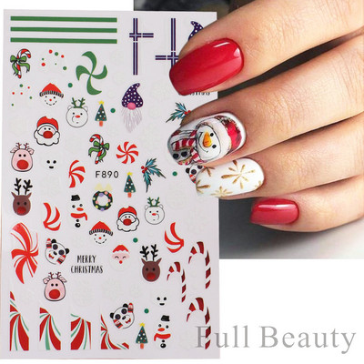 Virágzó csíkok vonalak 3D matricák körmökhöz Arany bronzosító geometria absztrakt arcragasztó fóliák csúszkák dekoráció NFSTZ-SJ018