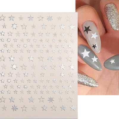 1 τμχ 3D αυτοκόλλητα νυχιών Heart Love Αυτοκόλλητα γράμματα slider Διακοσμητικά νυχιών για την ημέρα του Αγίου Βαλεντίνου Χαλκομανίες Αξεσουάρ μανικιούρ