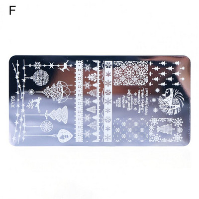 Kiváló minőségű körömbélyegző lemezek Hosszú élettartamú Nial Care hordozható barkácssablon manikűr bélyegző lemez