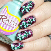 BeautyBigBang Πλάκες για σφράγιση νυχιών 6*6 εκ. Τετράγωνη δαντέλα λουλούδι Σφραγίδα για τα νύχια Πρότυπο Εικόνας Στένσιλ πλάκας για σφράγιση Καλούπι για τέχνη νυχιών