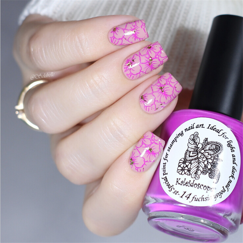 BeautyBigBang Πλάκες για σφράγιση νυχιών 6*6 εκ. Τετράγωνη δαντέλα λουλούδι Σφραγίδα για τα νύχια Πρότυπο Εικόνας Στένσιλ πλάκας για σφράγιση Καλούπι για τέχνη νυχιών