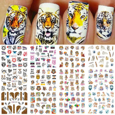 12 minta őszi levelek víz matricák körmök arany őszi matricák rajzfilm csúszkák fóliás körmök dekoráció manikűr LABN2365-2376