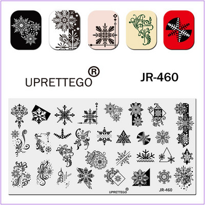 2021 Rozsdamentes acél bélyegzőlap sablon Vintage Örvényvirág Buddha Karácsonyi Hópehely Kígyó Hold Afro JR451-460