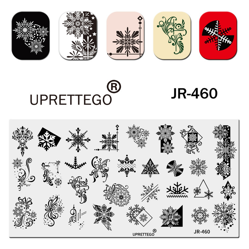 2021 Rozsdamentes acél bélyegzőlap sablon Vintage Örvényvirág Buddha Karácsonyi Hópehely Kígyó Hold Afro JR451-460