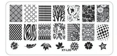 Kimcci körömbélyegző lemezek flamingó körömsablon Mandala juharlevél bélyegző körömdíszítő bélyegző képsablon manikűr sablon eszközök