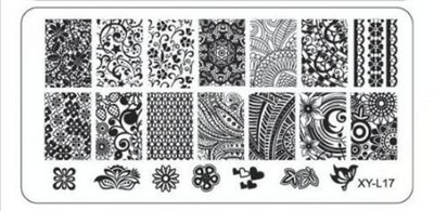 Kimcci körömbélyegző lemezek flamingó körömsablon Mandala juharlevél bélyegző körömdíszítő bélyegző képsablon manikűr sablon eszközök