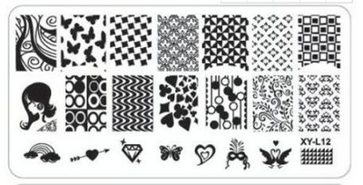 Kimcci körömbélyegző lemezek flamingó körömsablon Mandala juharlevél bélyegző körömdíszítő bélyegző képsablon manikűr sablon eszközök