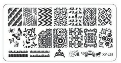 Kimcci körömbélyegző lemezek flamingó körömsablon Mandala juharlevél bélyegző körömdíszítő bélyegző képsablon manikűr sablon eszközök
