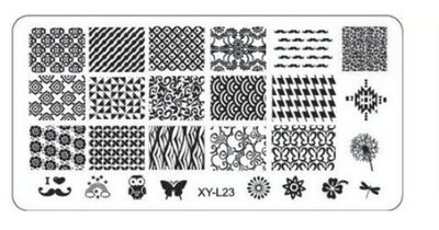 Kimcci körömbélyegző lemezek flamingó körömsablon Mandala juharlevél bélyegző körömdíszítő bélyegző képsablon manikűr sablon eszközök