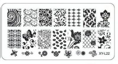 Kimcci körömbélyegző lemezek flamingó körömsablon Mandala juharlevél bélyegző körömdíszítő bélyegző képsablon manikűr sablon eszközök