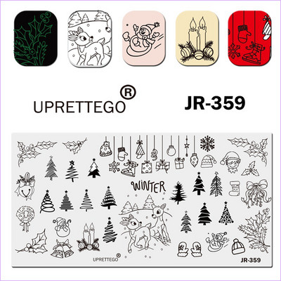 2020, rozsdamentes acél bélyegzőlap sablon márvány mintás Khokhloma karácsonyi pop art hölgy ábécé betűszöveg JR351-360