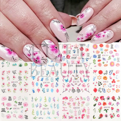 12db Avokádó Körömmatricák Aranyos Rajzfilm Transzfer csúszkák Körömhöz Kutya Macska Vízmatricák Anime Tatto Manikűrhöz GLBN1585-1596