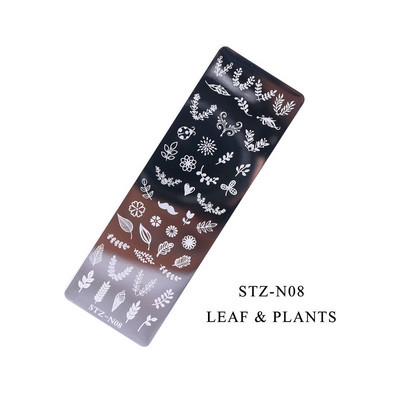 1 DB Nail Art transzfer acéllemez, robbanásveszélyes kis virágos pillangószirmok hópehely elk karácsonyi köröm sablon transzfer