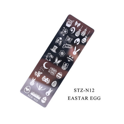 1 DB Nail Art transzfer acéllemez, robbanásveszélyes kis virágos pillangószirmok hópehely elk karácsonyi köröm sablon transzfer