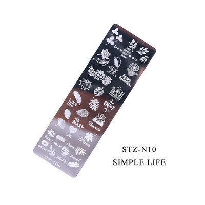 1 DB Nail Art transzfer acéllemez, robbanásveszélyes kis virágos pillangószirmok hópehely elk karácsonyi köröm sablon transzfer