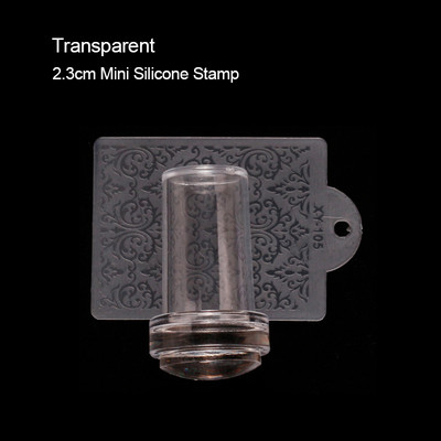 Körömbélyegző kaparóval átlátszó zselés szilikon bélyegző francia manikűr körömdíszítés sablonnyomtató stencil eszközök