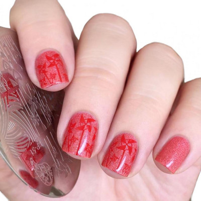 Nyomtatási sablon Tiszta gravírozott manikűr Nyomtatási forma Manikűr eszköz Körömátvivő lemez