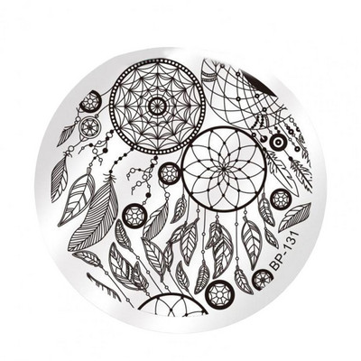 Nyomtatási sablon Tiszta gravírozott manikűr Nyomtatási forma Manikűr eszköz Körömátvivő lemez