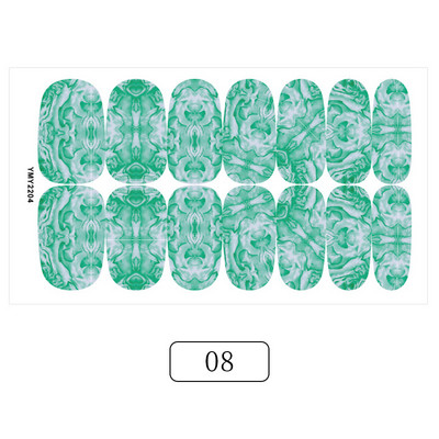 Αυτοκόλλητα νυχιών με πλήρες κάλυμμα Fashion βερνίκι νυχιών Διακόσμηση νυχιών Sparkling glitter Αυτοκόλλητο αυτοκόλλητο μανικιούρ σχεδιαστής Nail Art αυτοκόλλητο