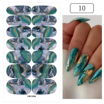 Punopokrivene naljepnice za nokte Modni lak za nokte Ukrasi za nokte Svjetlucavi šljokice Samoljepljive dizajnerske naljepnice za manikuru Nail Art