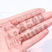 Ευέλικτο PVC για όλες τις χρήσεις Clear Ruler Fake Nails Εργαλεία μέτρησης για οικιακή χρήση