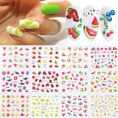 12db kaktusz víz matrica köröm matrica zöld növénylevél vízjel pelyhek csúszka tetoválás körömdíszítés LABN1261-1272-1