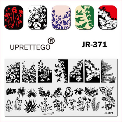 Πρότυπο πλάκας σφράγισης από ανοξείδωτο ατσάλι 2020 Floral Line Flower Fruit Smile Lace Woman Silhouettes Mother Christmas JR371-380