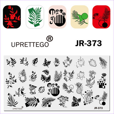 Πρότυπο πλάκας σφράγισης από ανοξείδωτο ατσάλι 2020 Floral Line Flower Fruit Smile Lace Woman Silhouettes Mother Christmas JR371-380