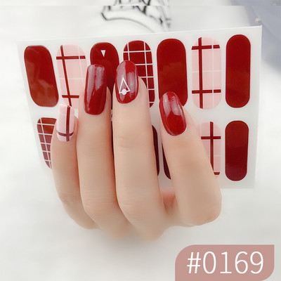 1 list laka za nokte Umjetnička naljepnica 3D svjetlucavi puder Cvjetne naljepnice Folije za nokte Manikura Vodootporne Punopokrivene ljepljive tetovaže Nabavka