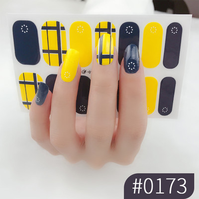 1 list laka za nokte Umjetnička naljepnica 3D svjetlucavi puder Cvjetne naljepnice Folije za nokte Manikura Vodootporne Punopokrivene ljepljive tetovaže Nabavka